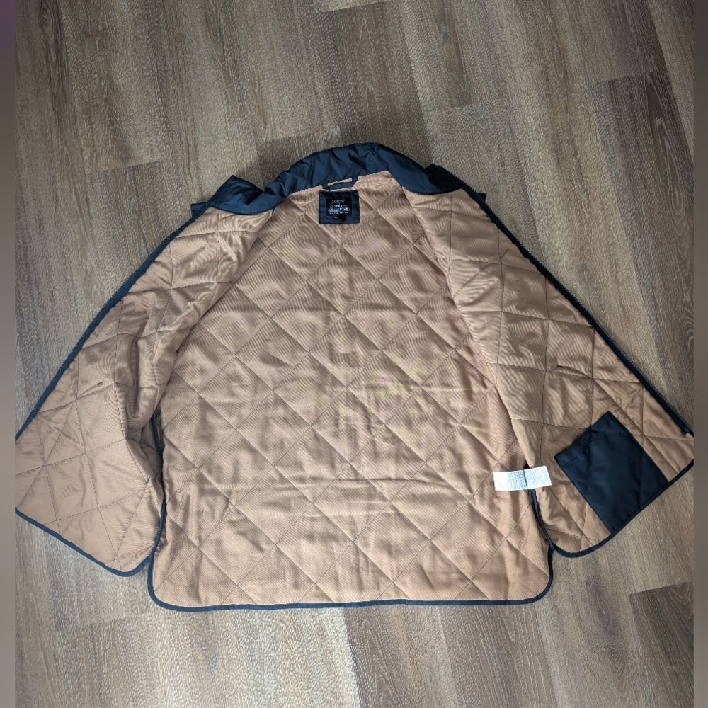 J. Crew Quilted Navy Walker Puffer Vest Size XL - Picture 6 of 10